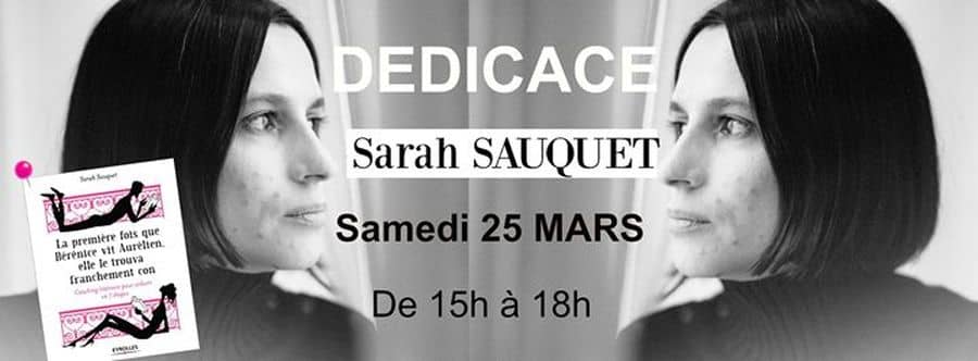 Sarah Sauquet en dédicace