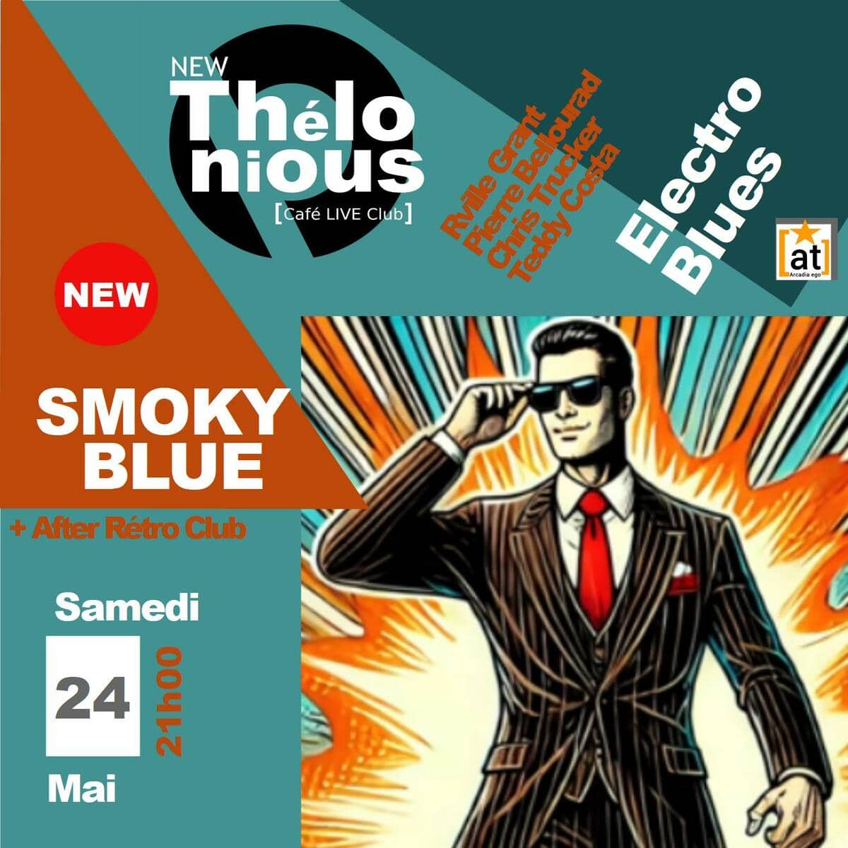 Smoky Blue + After Rétro club