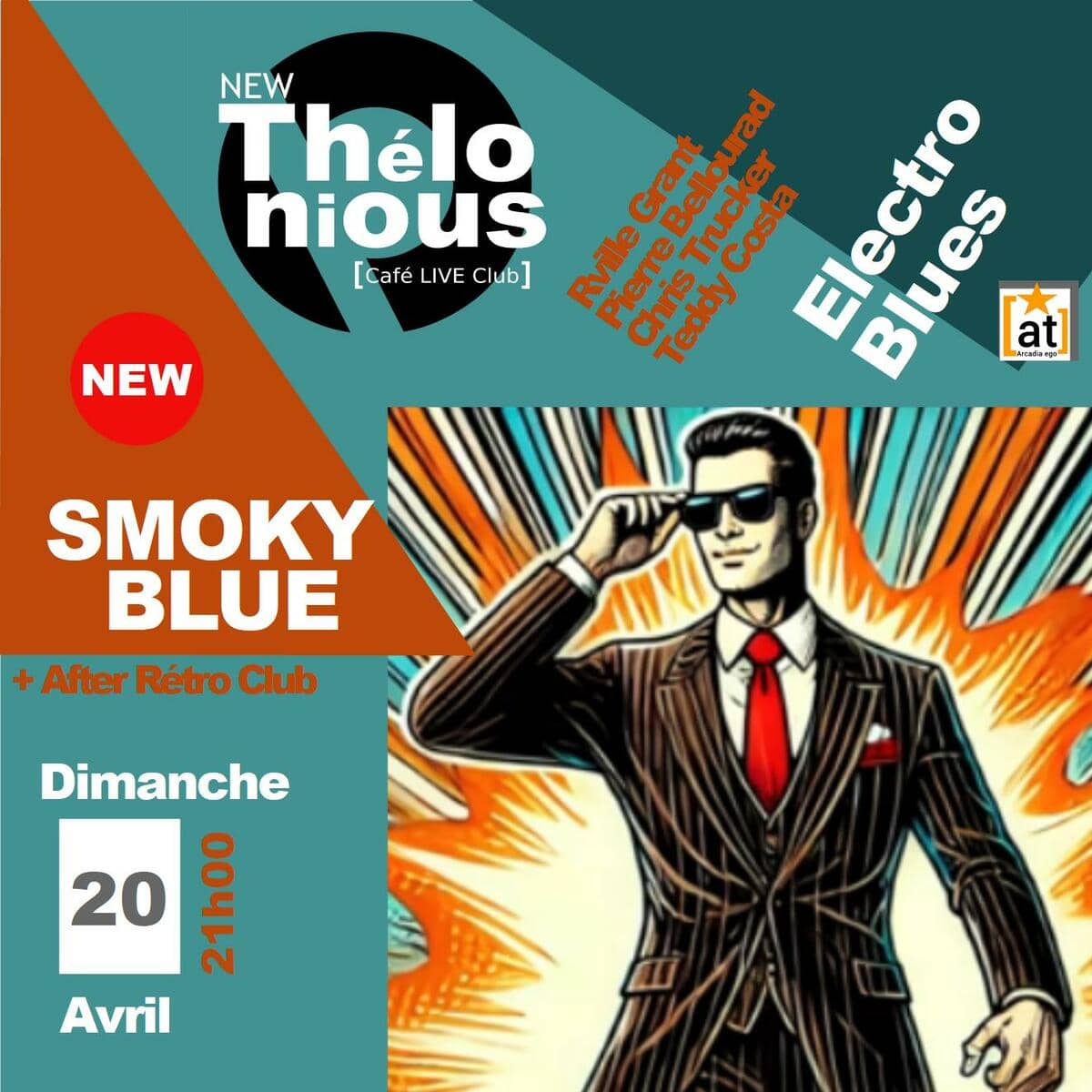 Smoky Blue + After Rétro club