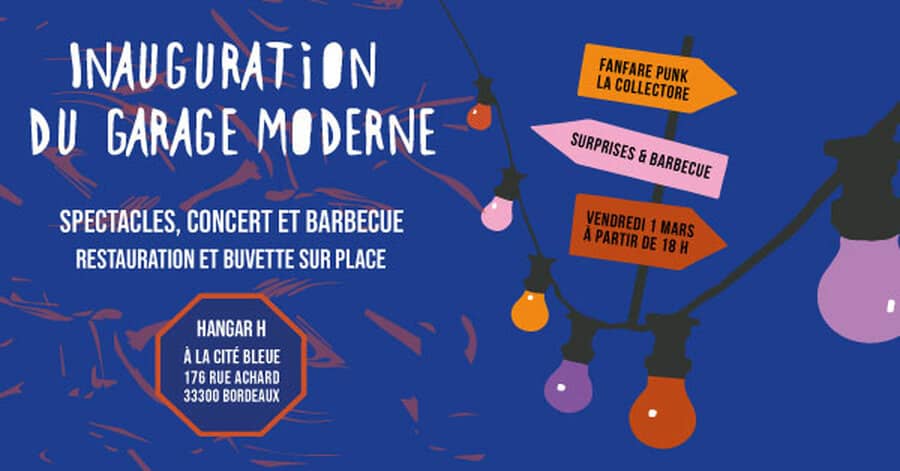 Soirée d'inauguration du Garage Moderne