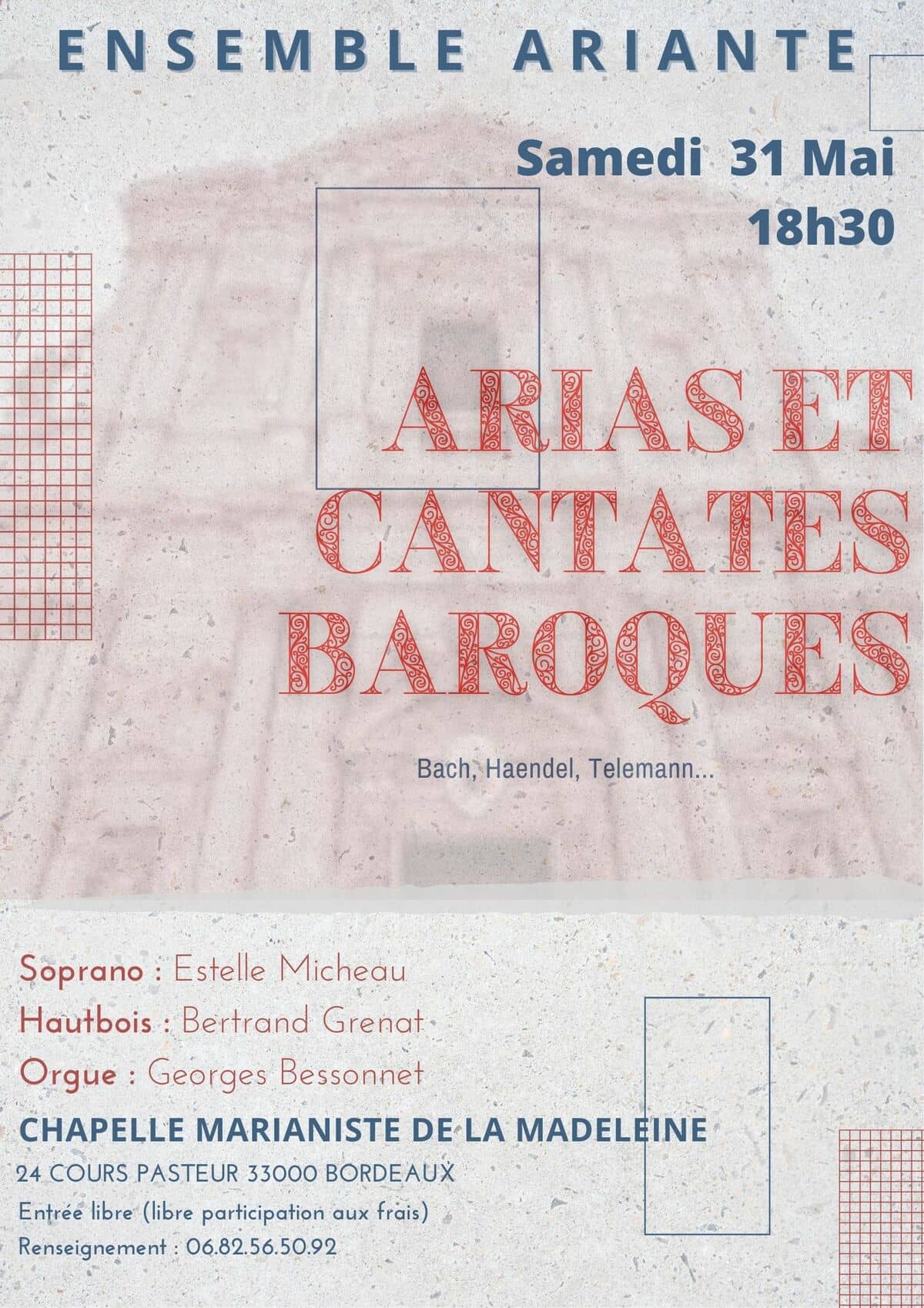 Soprano, Hautbois et Orgue
