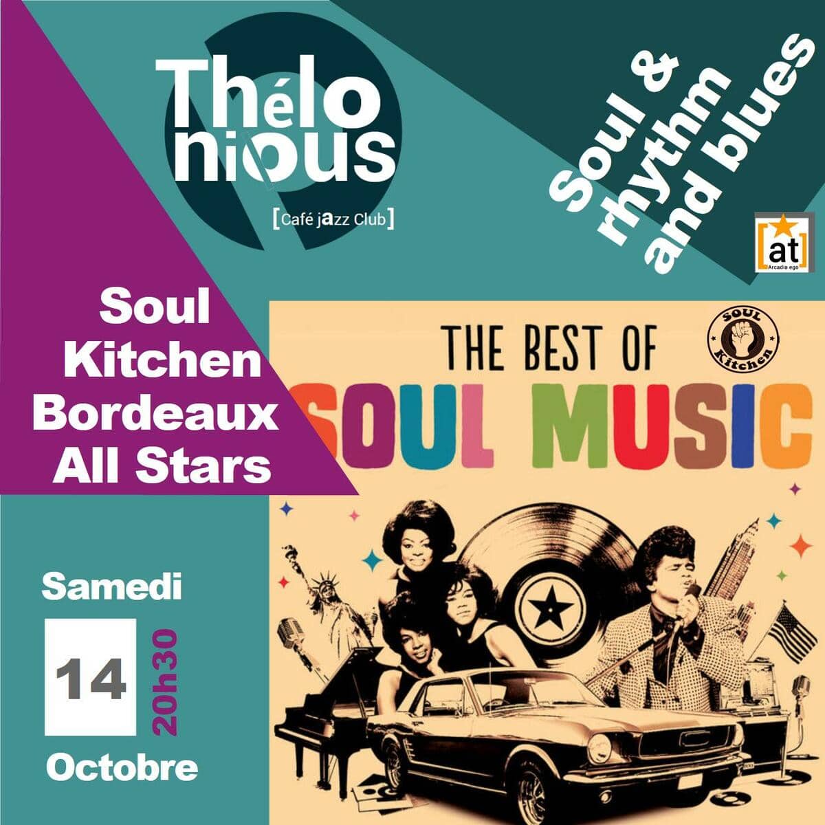 Soul Kitchen + rugby + after concert