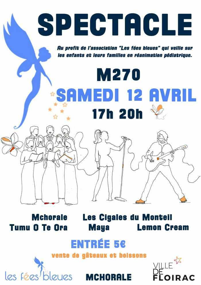 Spectacle au profit des Fées Bleues