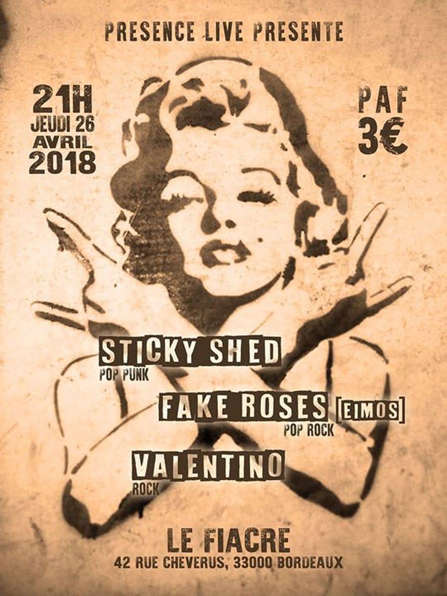 Sticky Shed + FakeRoses + V A L E N T I N O