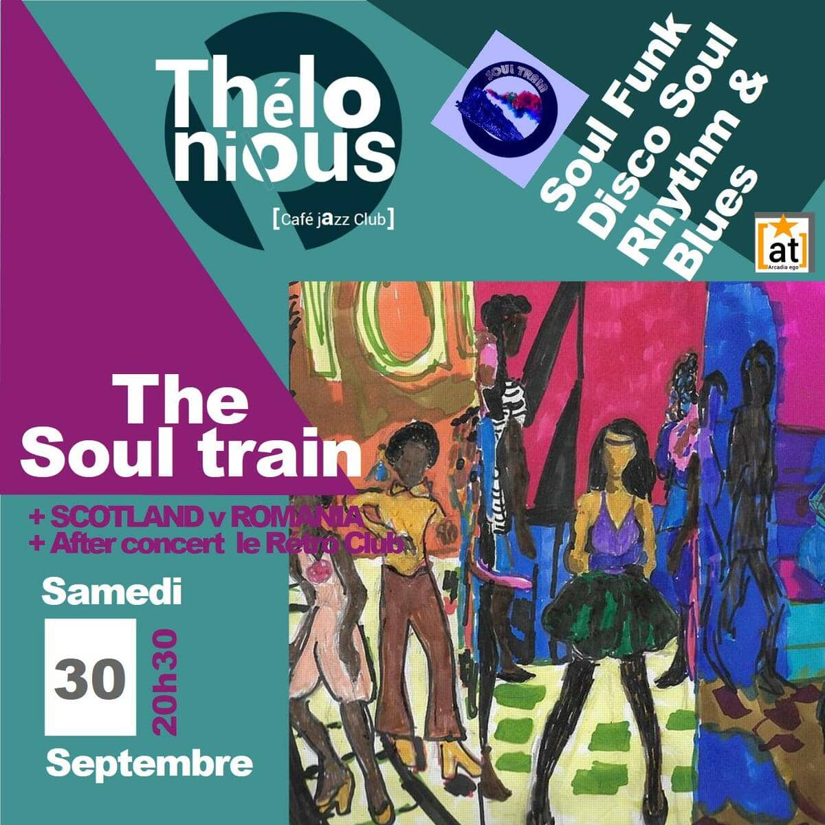 The Soul train + rugby + after concert