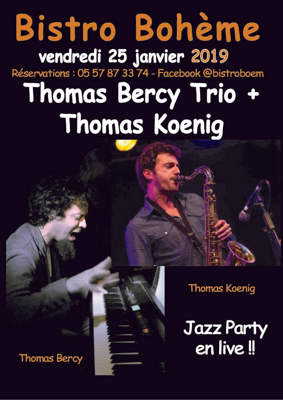 Thomas Bercy Trio invite Thomas Koenig