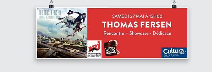 Thomas Fersen en showcase et dédicace