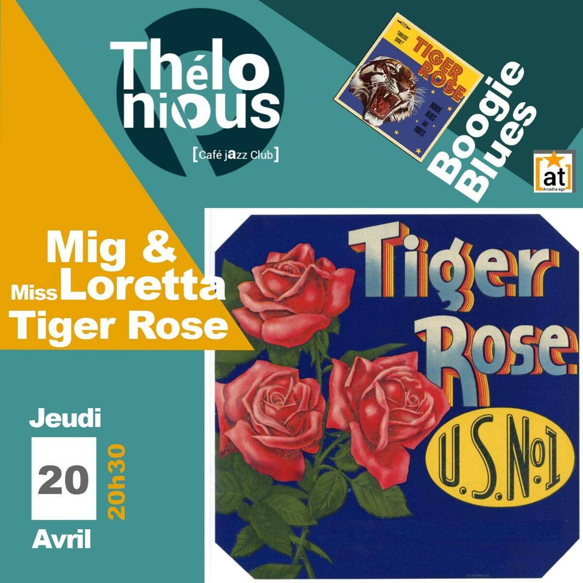 Tiger rose Mig & Miss Loretta