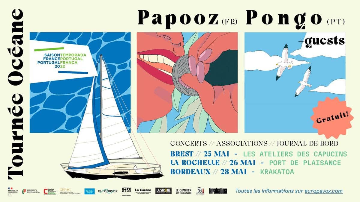 Tournée Océane : Papooz • Pongo • IGee