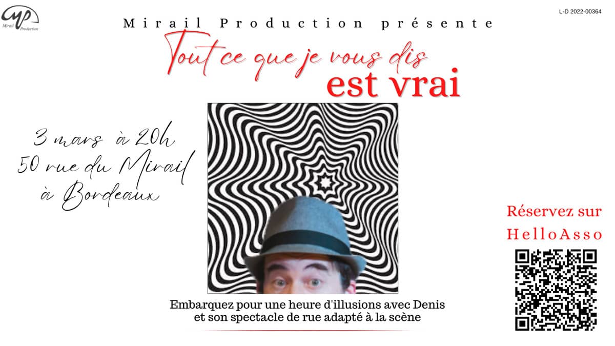 Tout ce que je vous dis est vrai