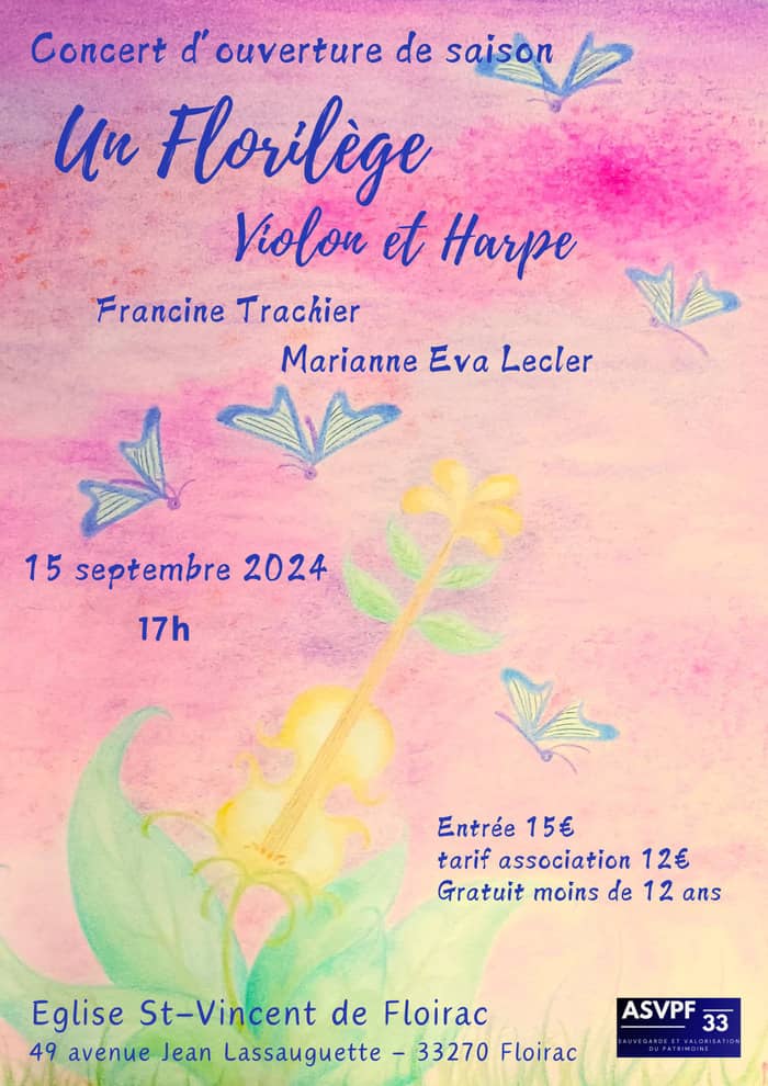 Un Florilège, violon et harpe