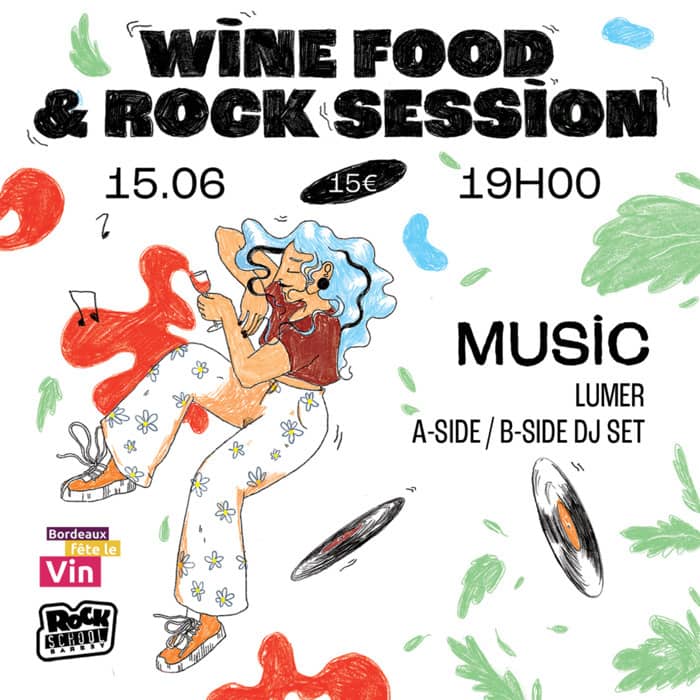 WINE, FOOD & ROCK SESSION avec LUMER