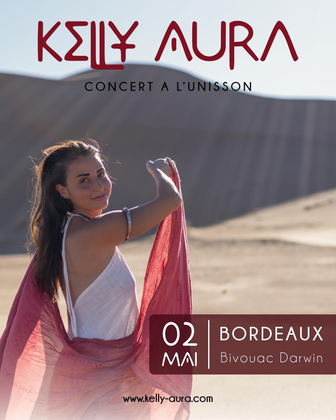 Concert à l'unisson avec Kelly Aura