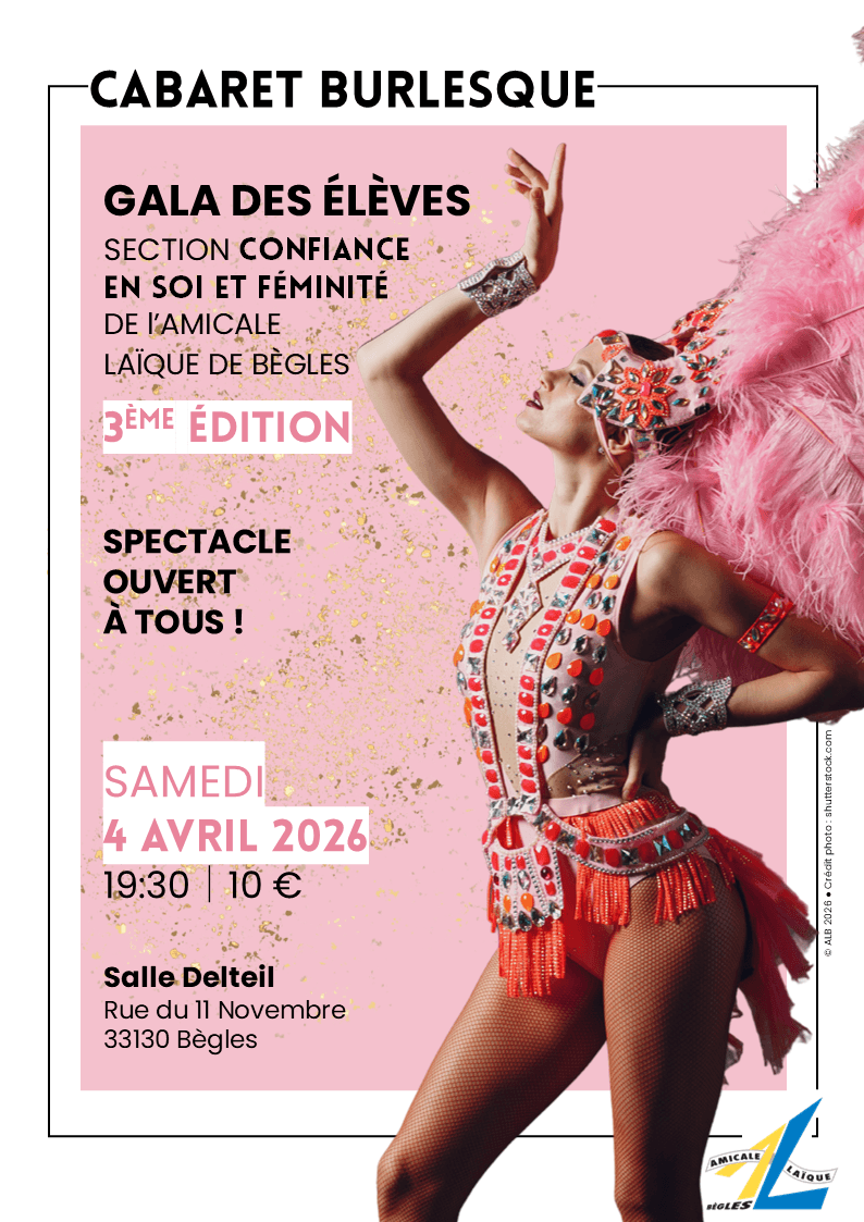 GALA DES ÉLÈVES CABARET BURLESQUE - 3ème édition !