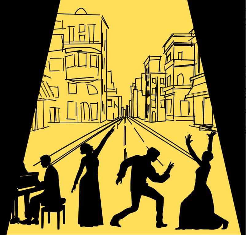 Ciné-concert sur un film muet tourné en direct sous vos yeux