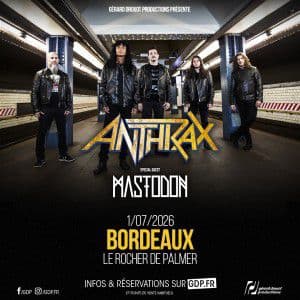 ANTHRAX Special Guest : MASTODON