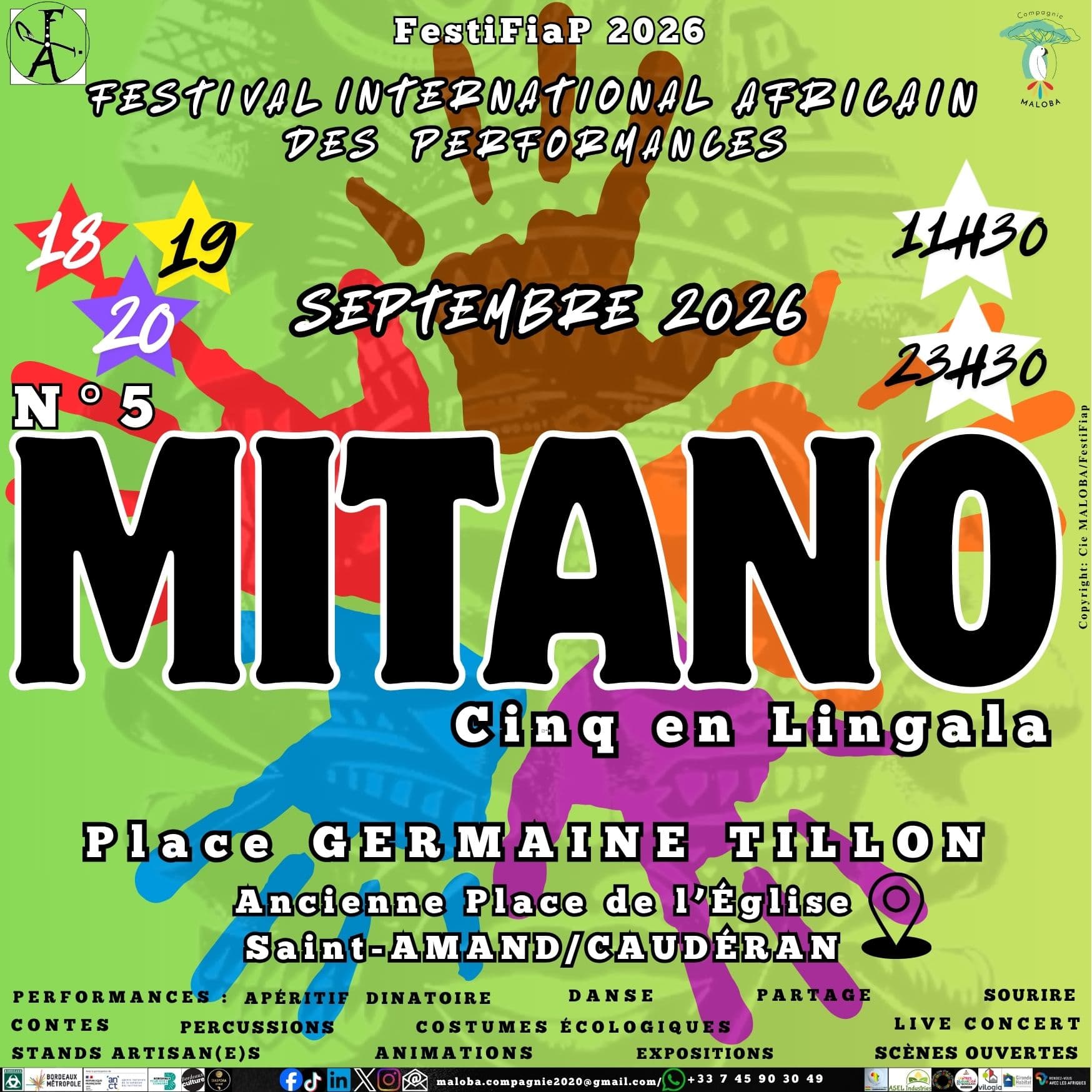 FestiFiap (Festival International Africain des Performances) 2026 : MITANO (cinq)