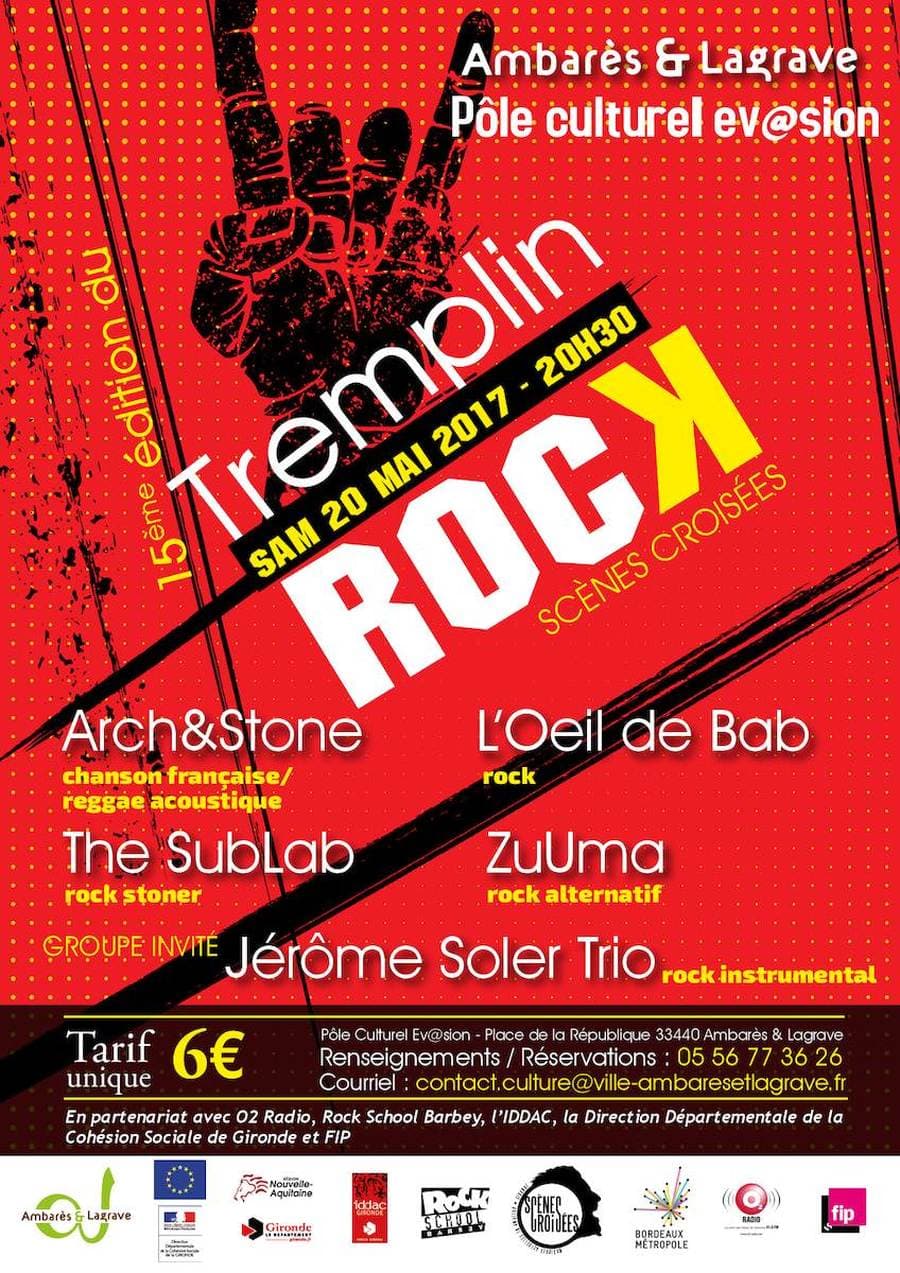 15ème Tremplin Rock Scènes Croisées