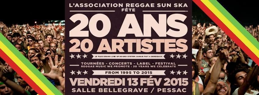 20 ans de L'ASSOCIATION REGGAE SUN SKA