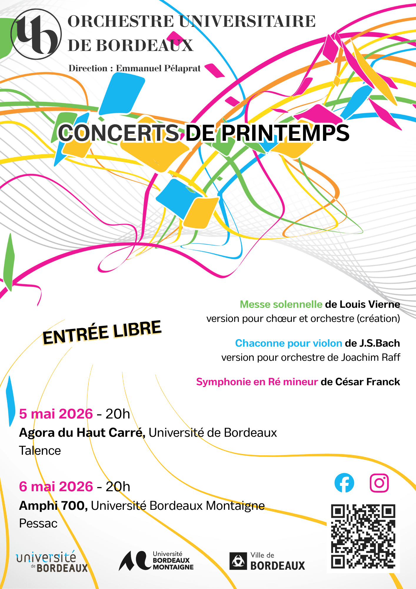 Concerts de Printemps de l'OUB