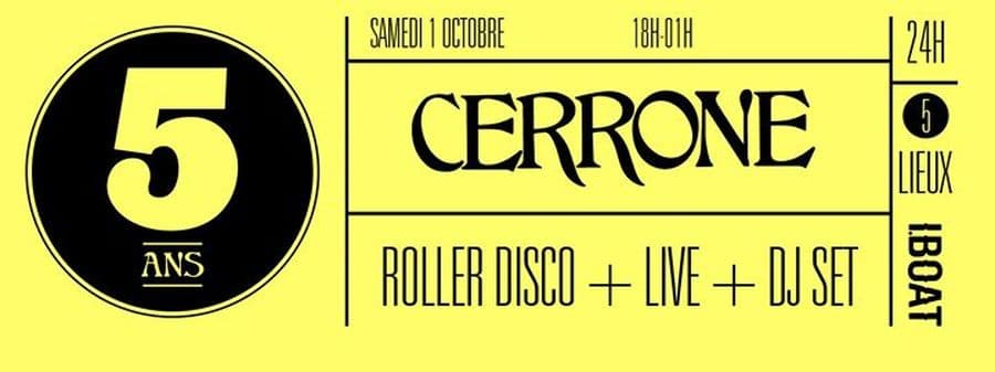 5 ans d l'Iboat : Cerrone & Roller Disco