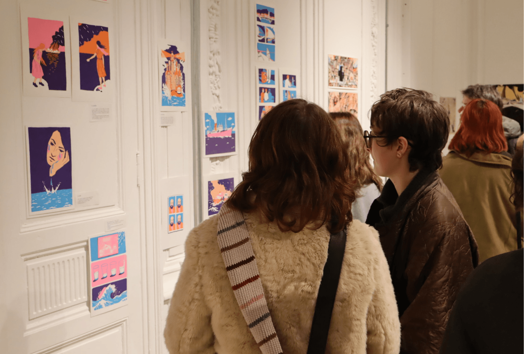 Illustration et BD / Exposition de travaux graphiques en création par quatre jeunes auteurices