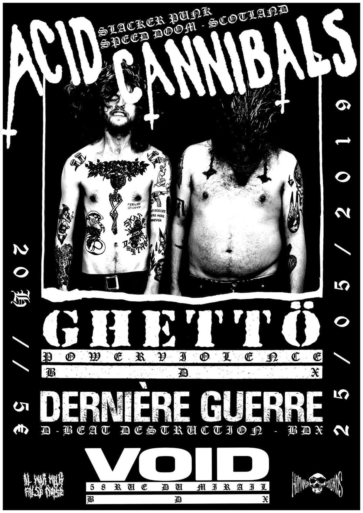 ACID CANNIBALS + GHETTÖ + DERNIÈRE GUERRE