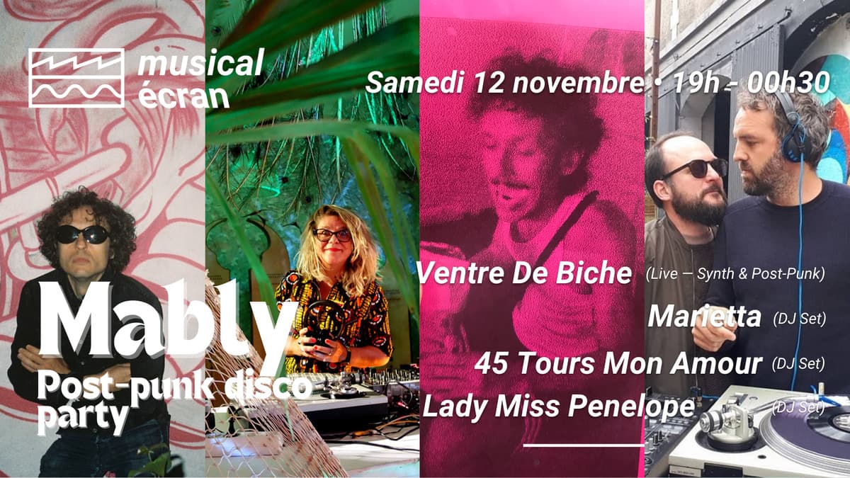 After Ecran - Mably Post Punk Disco Party