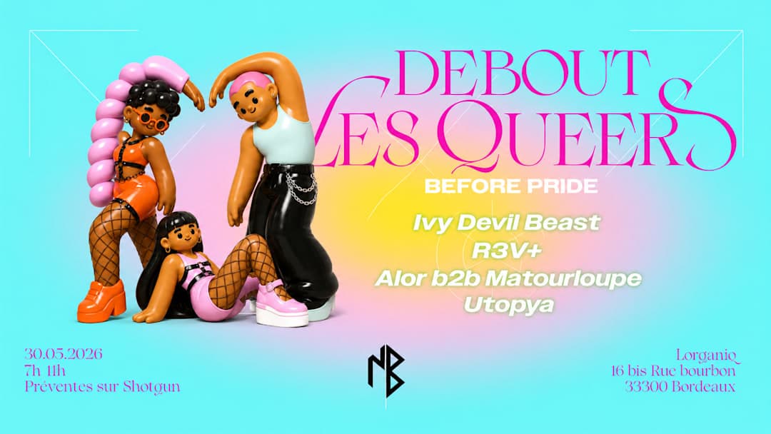 After Debout les Queers : Before Pride Noir & Blanc