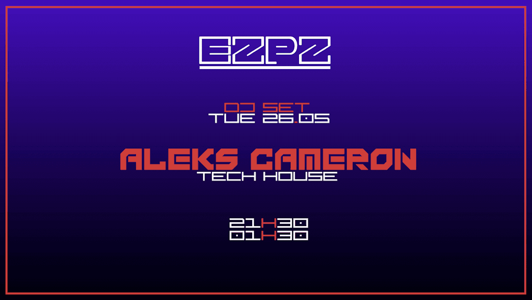 Aleks Cameron en DJ set