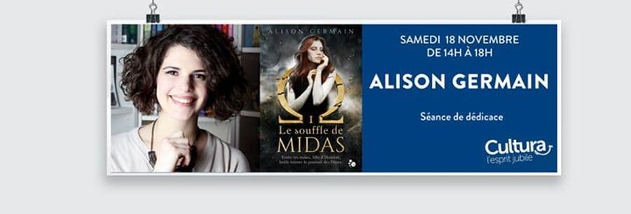 Alison Germain (Lili bouquine) en dédicace