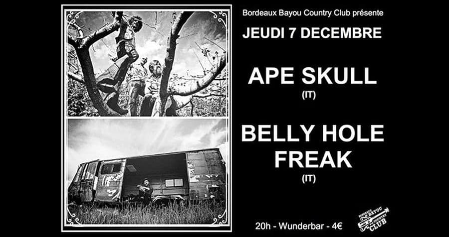 APE SKULL + BELLY HOLE FREAK + Dj set
