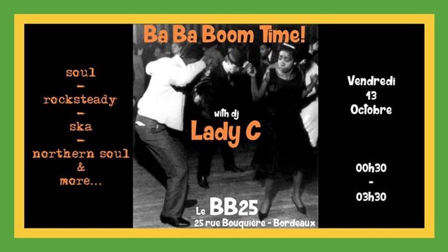 Ba Ba Boom Time! with Lady C