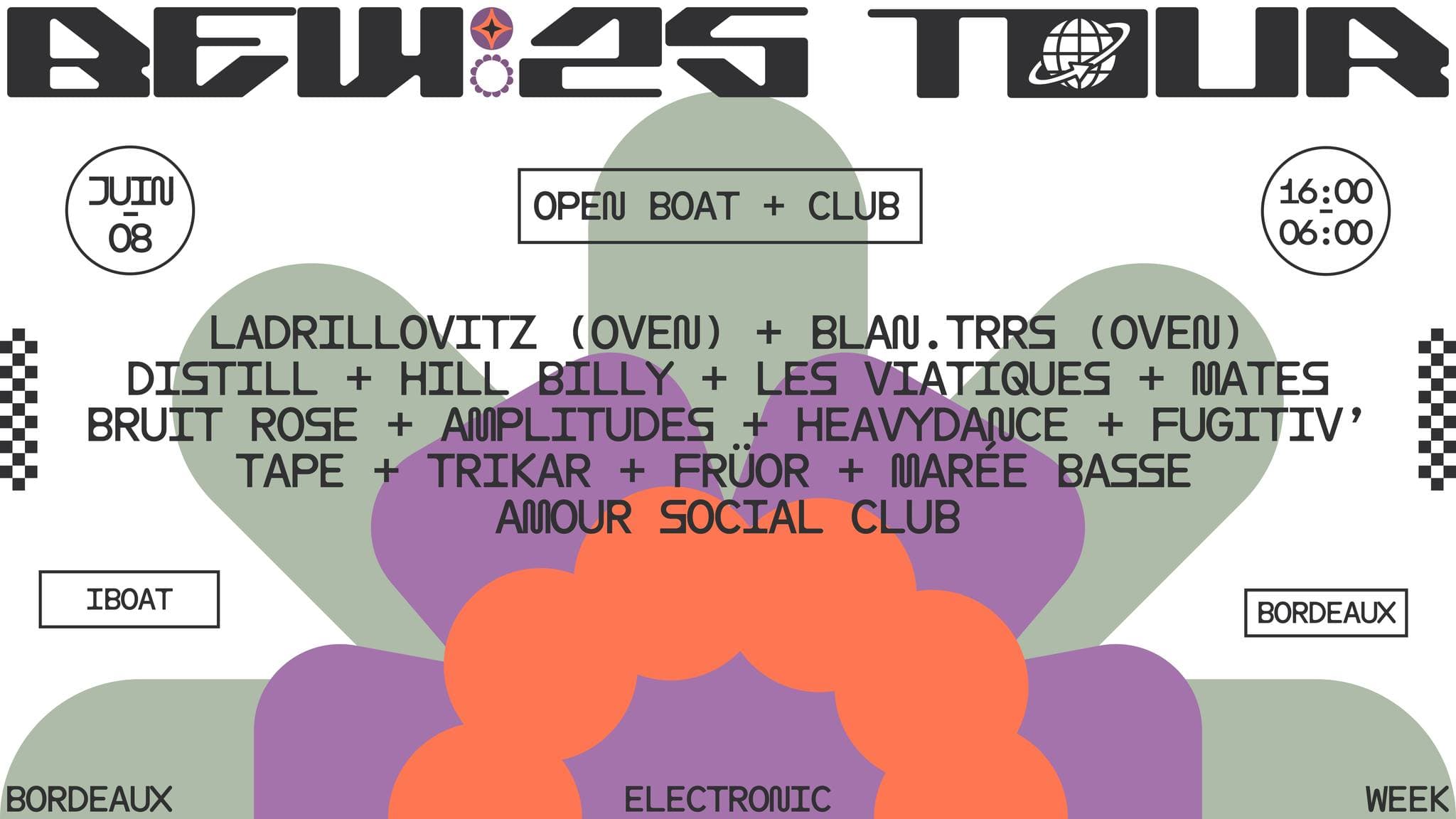 Bew Tour / Open Boat + Club