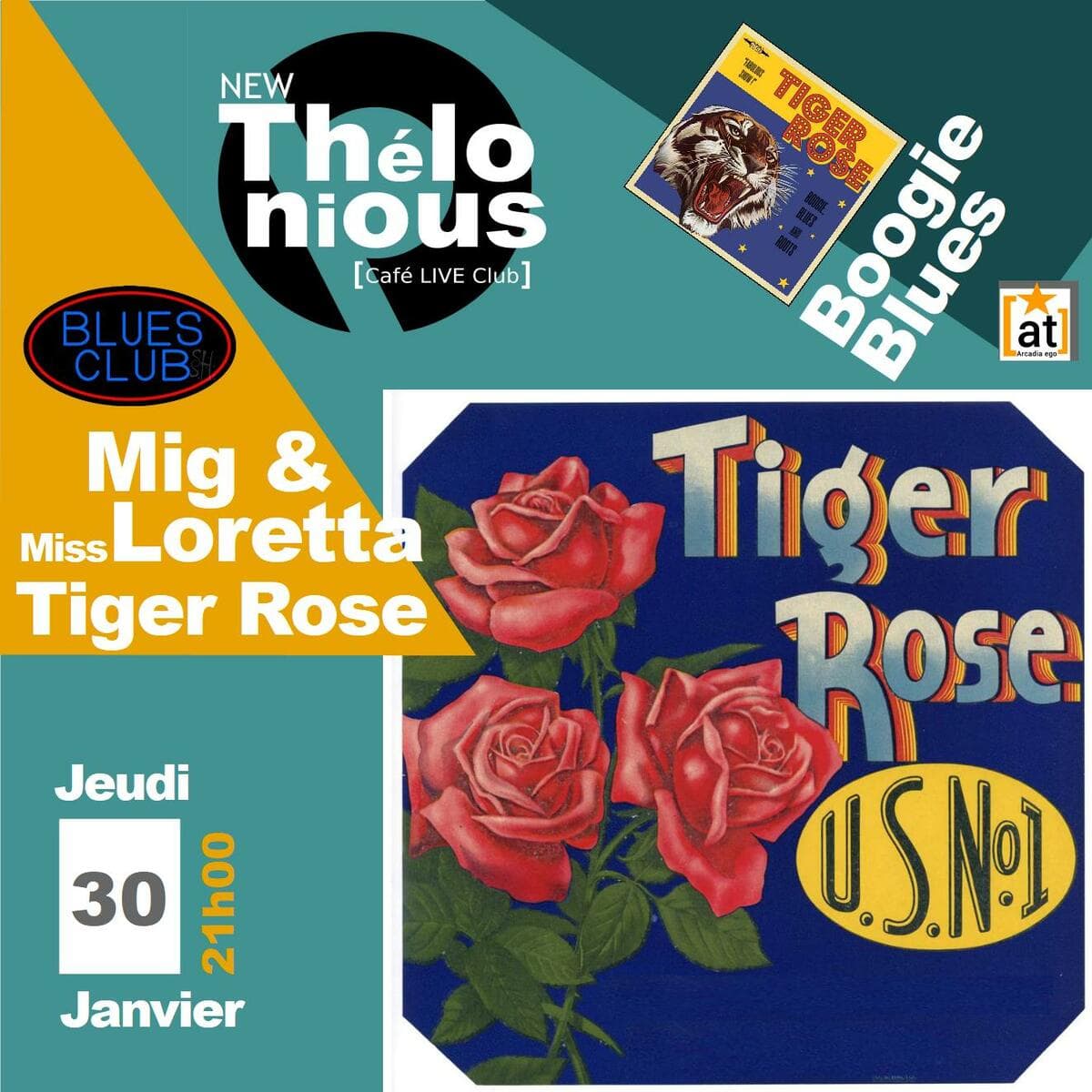Blues Club / Tiger Rose Mig & Miss Loretta