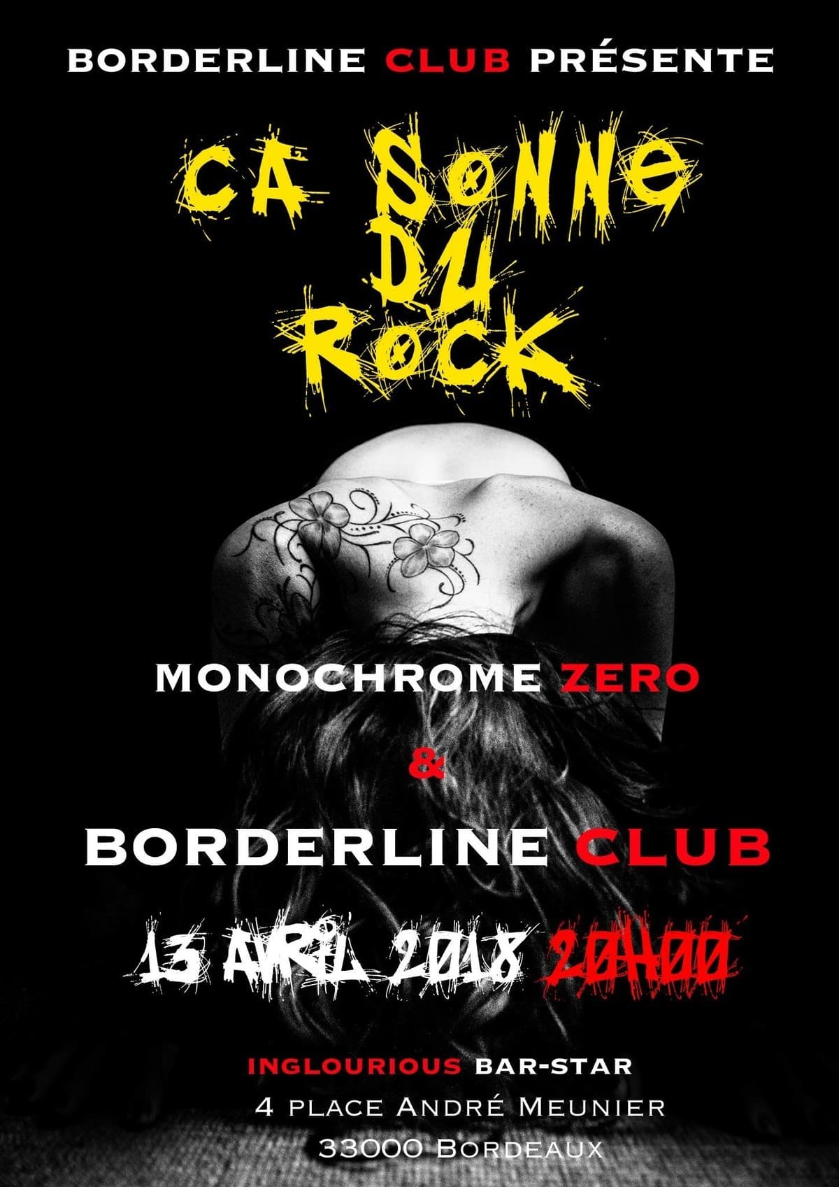 BORDELINE CLUB + M0N0CHR0ME ZER0