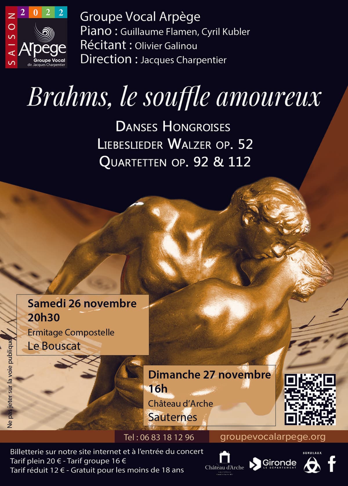 Brahms, le souffle amoureux