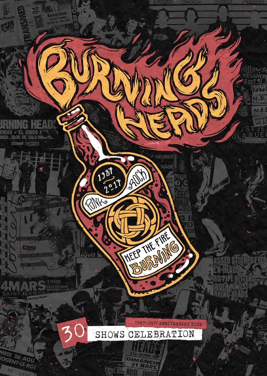 BURNING HEADS : 30 ANS + UNSANE + SLEEPPERS