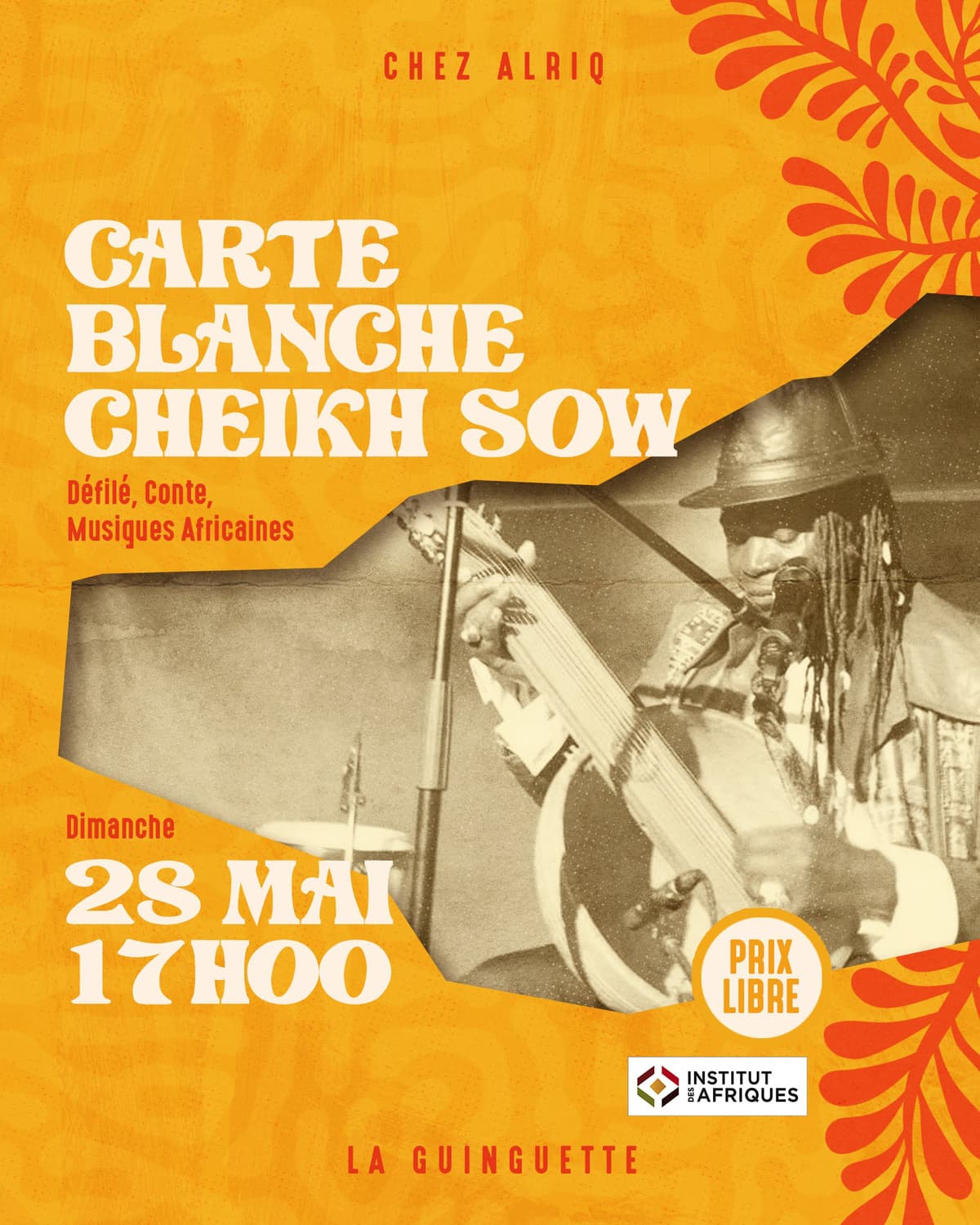 Carte Blanche Cheikh Sow