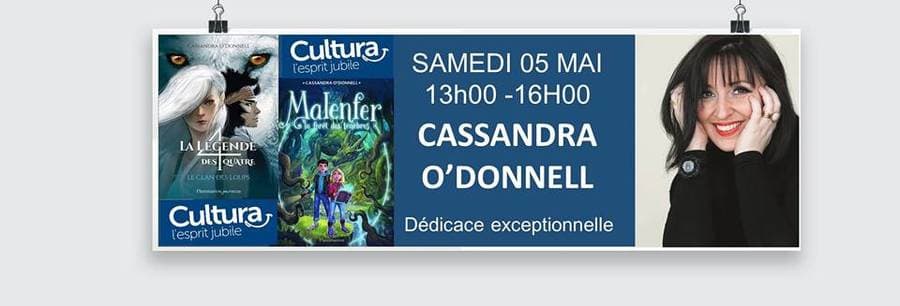 Cassandra O'donnell en dédicace