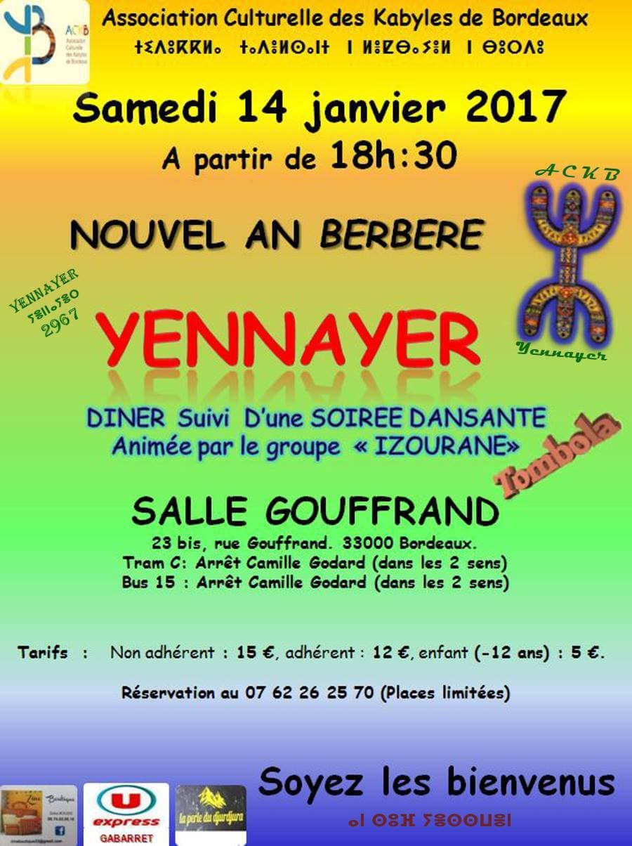 Célébration du nouvel an berbère ''Yannayer''