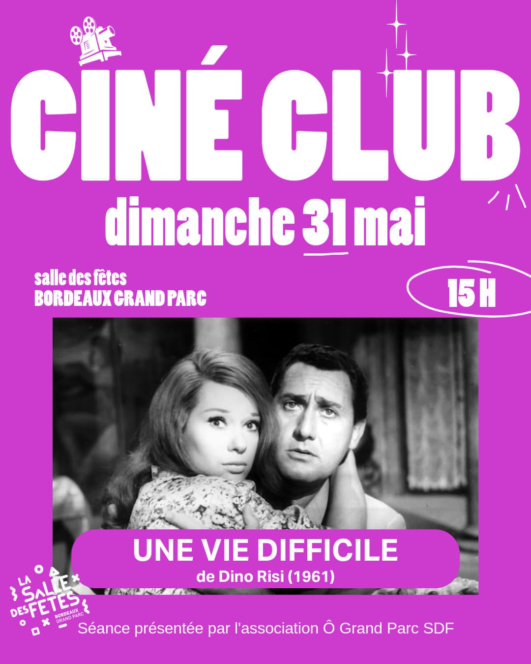 Ciné-club de mai : Une vie difficile de Dino Risi