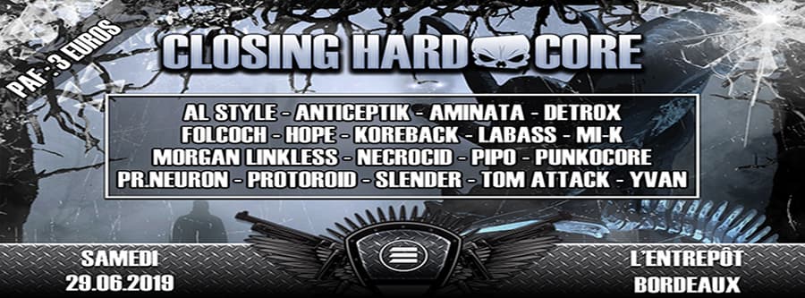 ☰ Closing Hardcore
