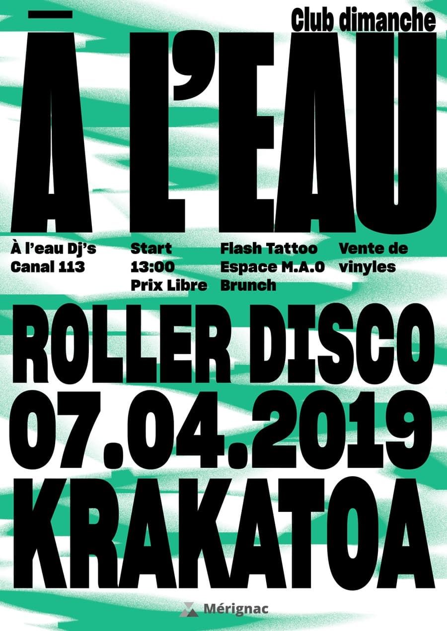 CLUB DIMANCHE #4 : ROLLER DISCO x A L'EAU