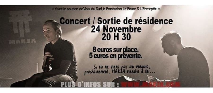 Concert de Sortie de résidence : MAKJA