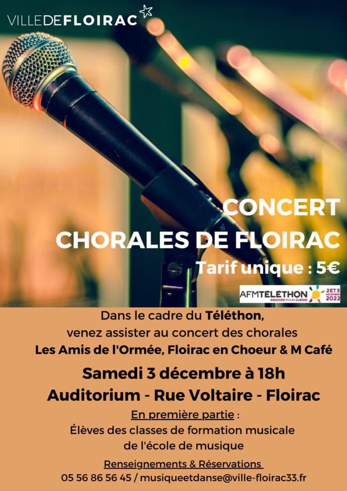 Concert des Chorales de Floirac