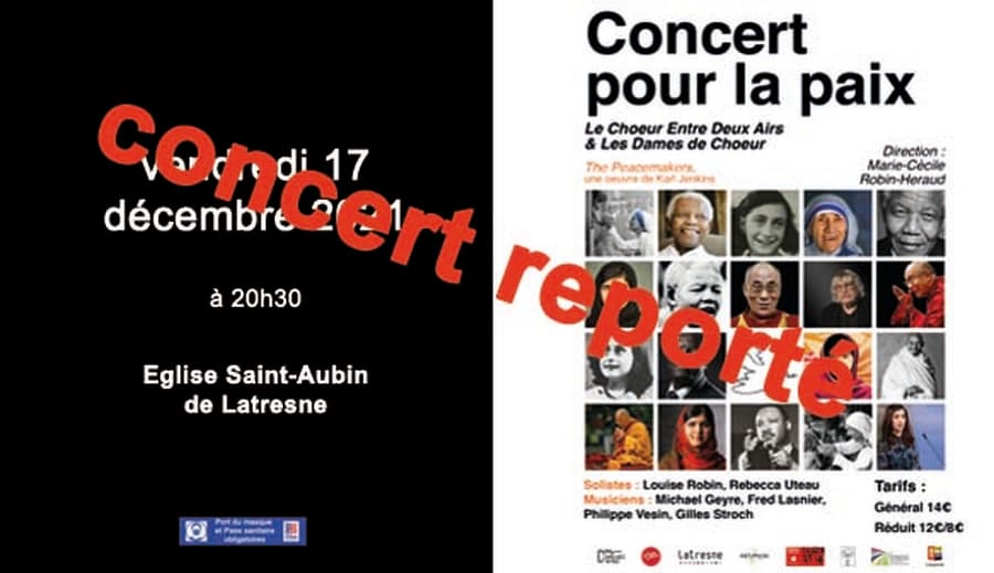 CONCERT POUR LA PAIX - THE PEACEMAKERS