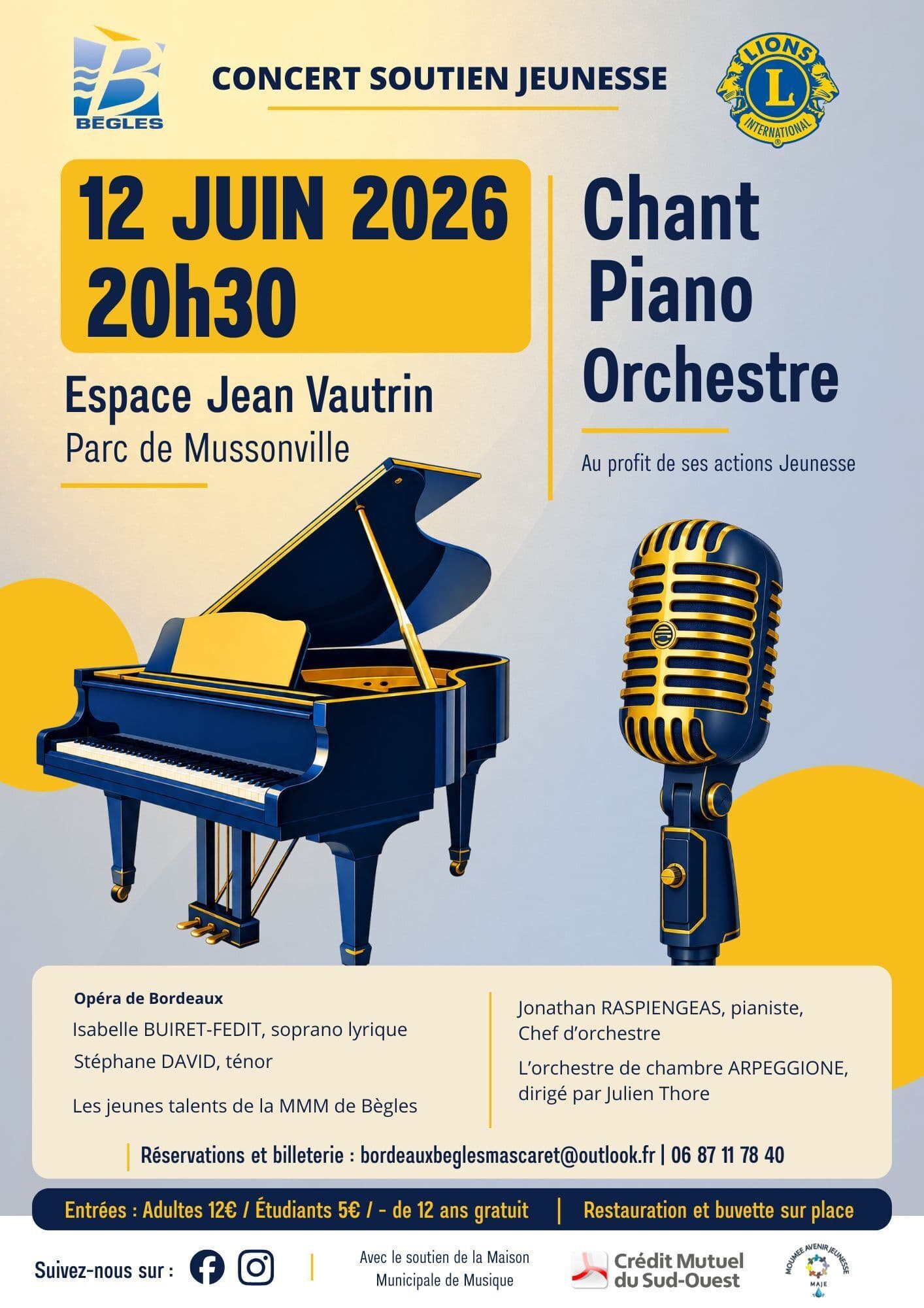 Concert solidaire de la Jeunesse