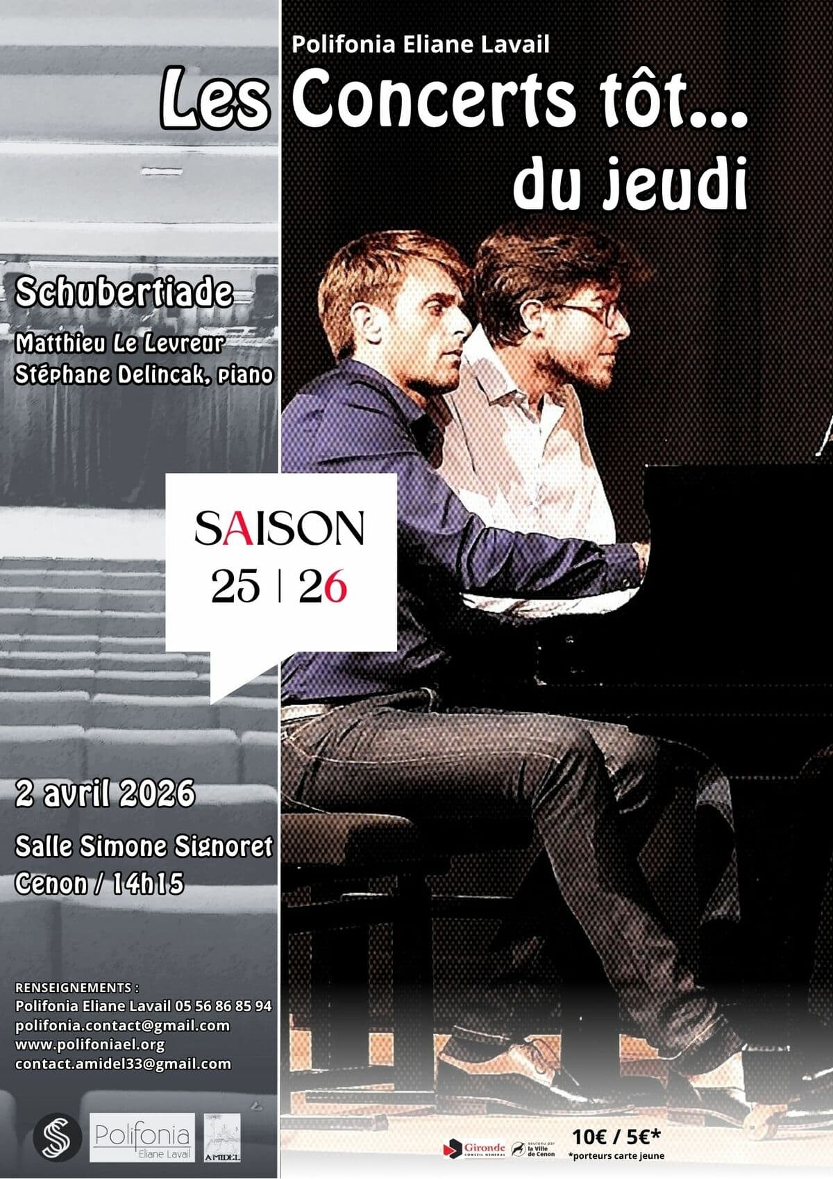 Concert tôt... Schubertiade