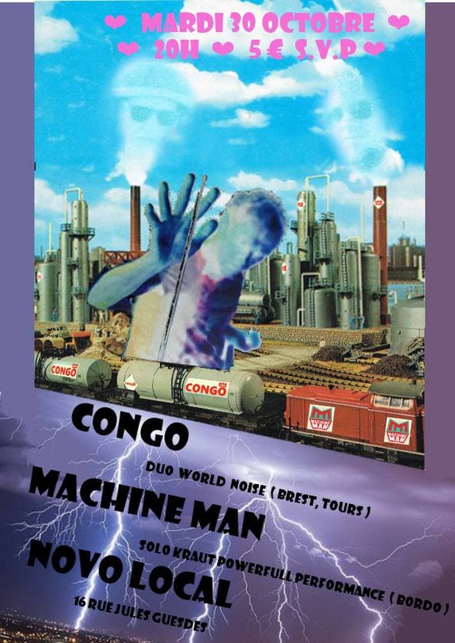 CONGO + MACHINE MAN